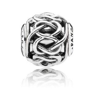 Retired Pandora Essence Collection Friendship Charm Sterling Silver